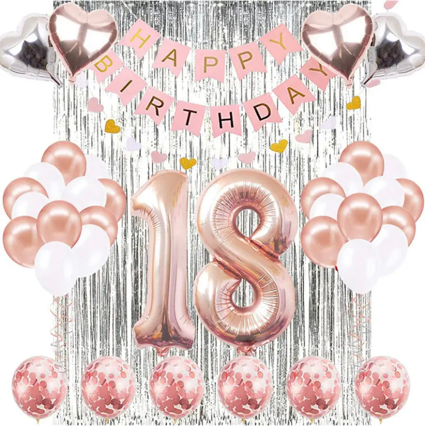 Kit de décoration pour anniversaire