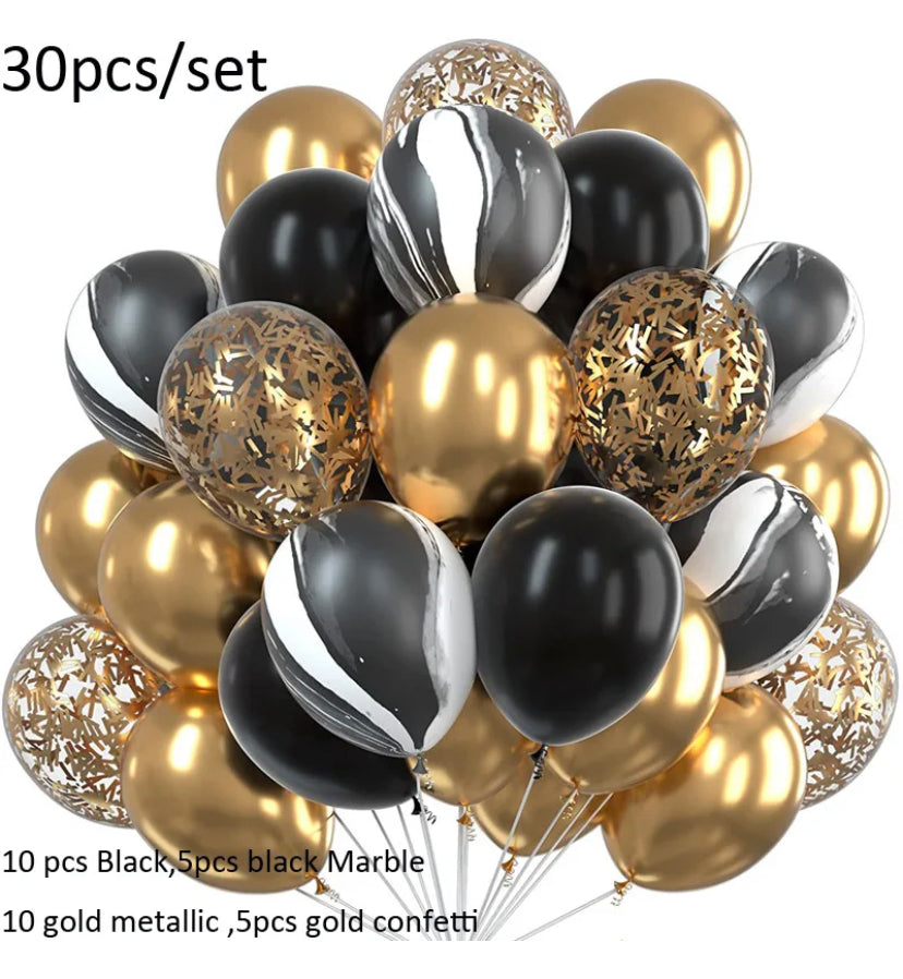 Lot de 30 ballons pour décoration