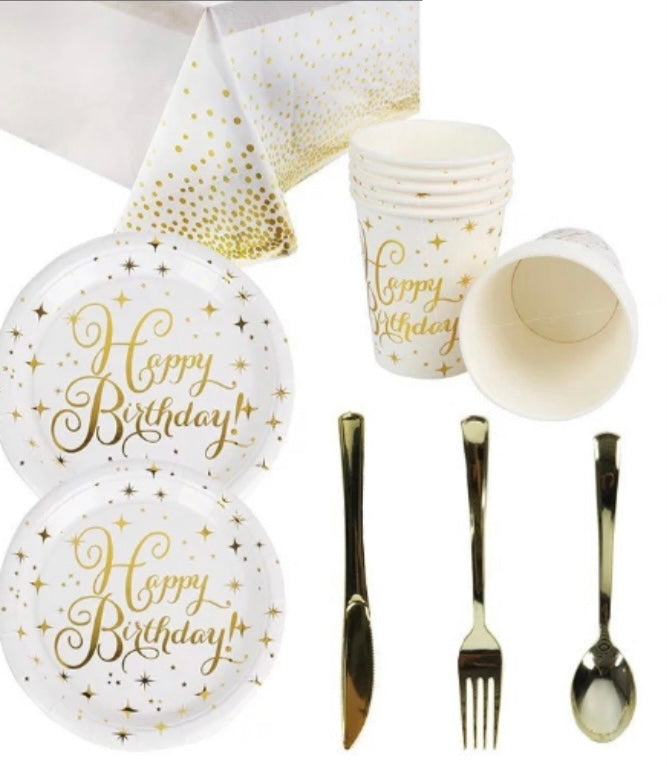 Set de vaisselle jetable pour anniversaire