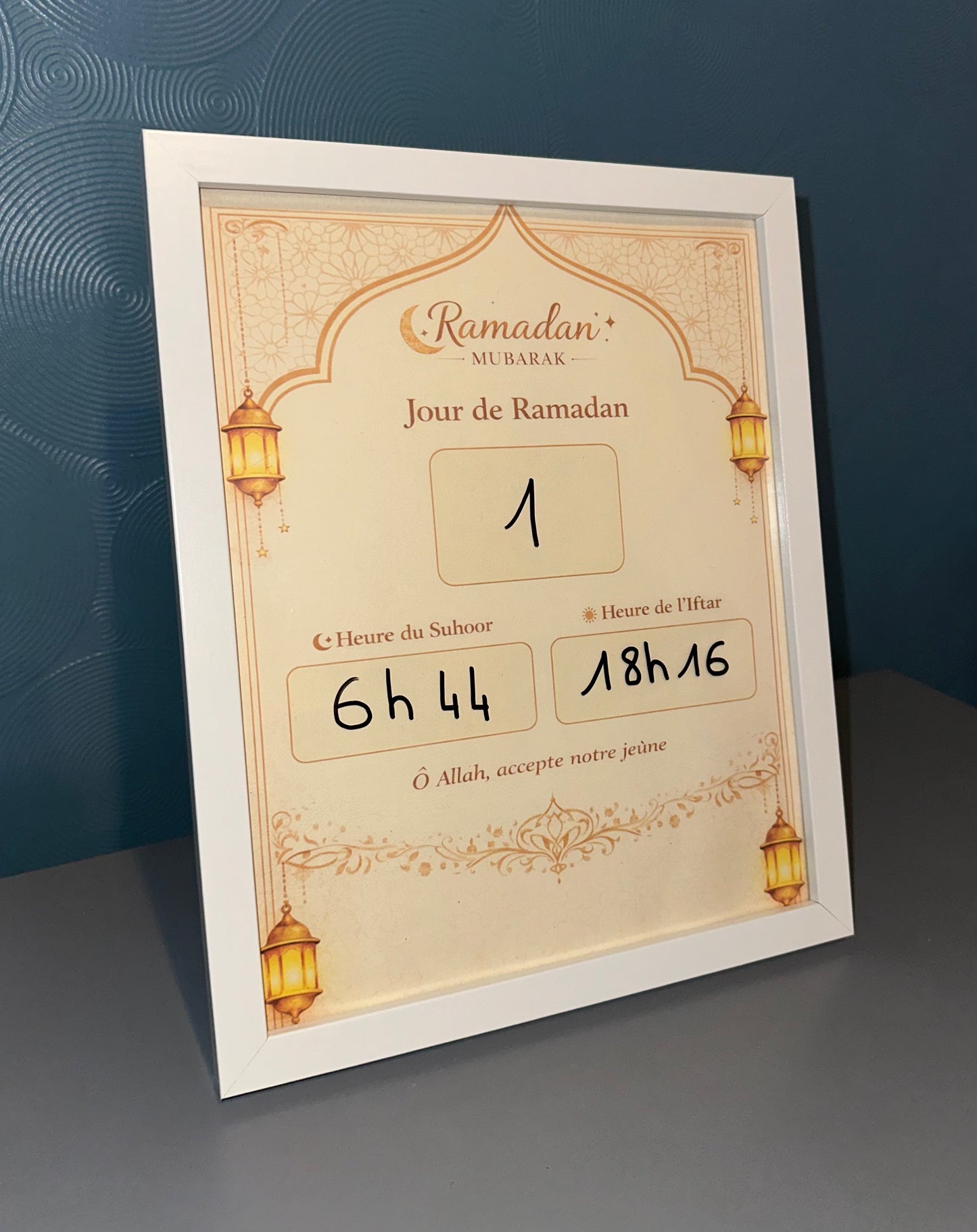Cadre suivi du Ramadan
