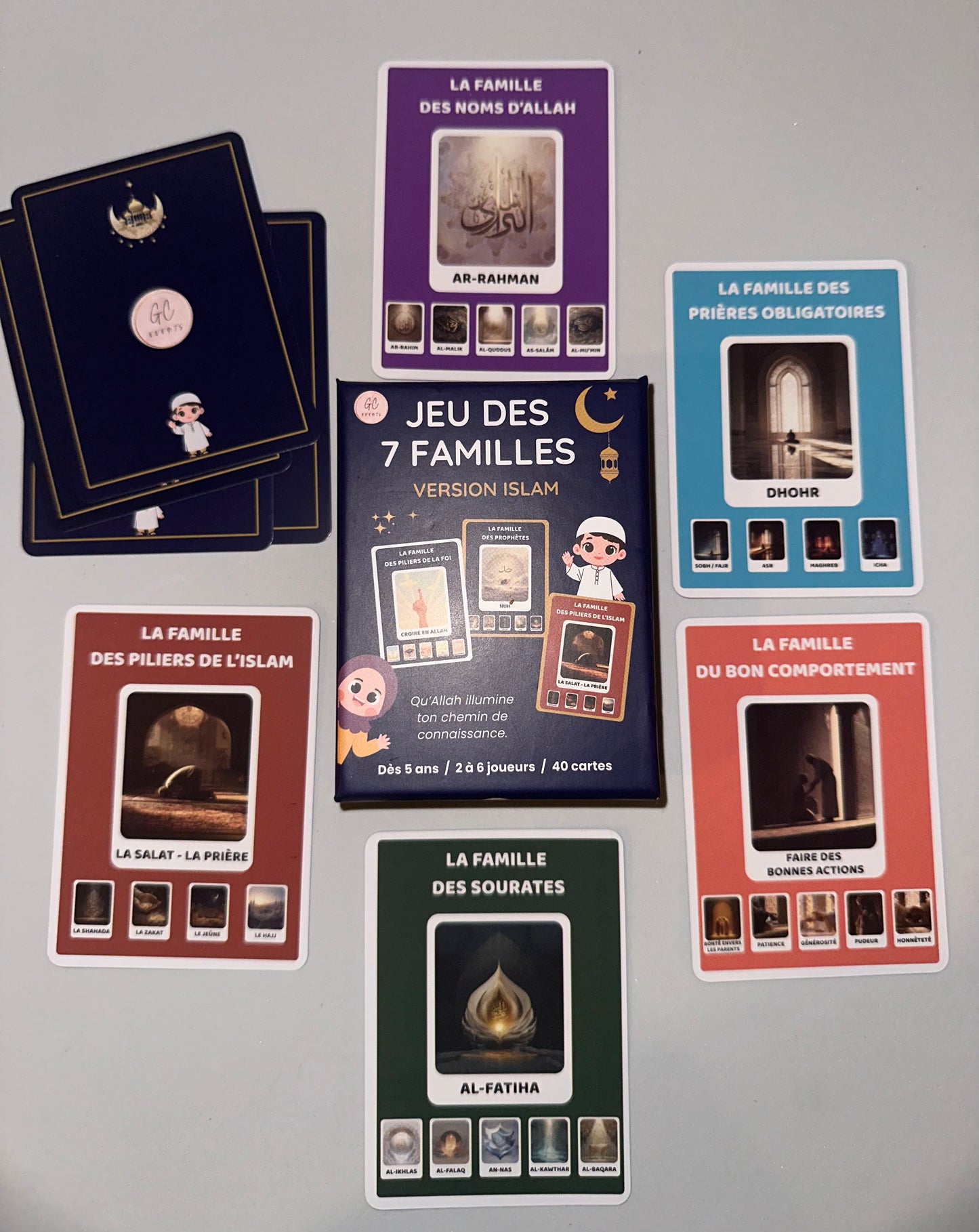 Jeu des 7 familles version ISLAM